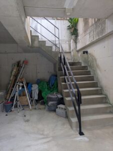 手摺取り付け工事後