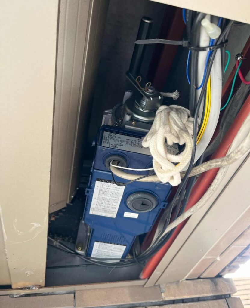 耐用回数が超過した開閉機